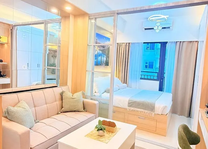 Goldleaf At Red Residences With Balcony In Prime Makati Location Aparthotel Manila